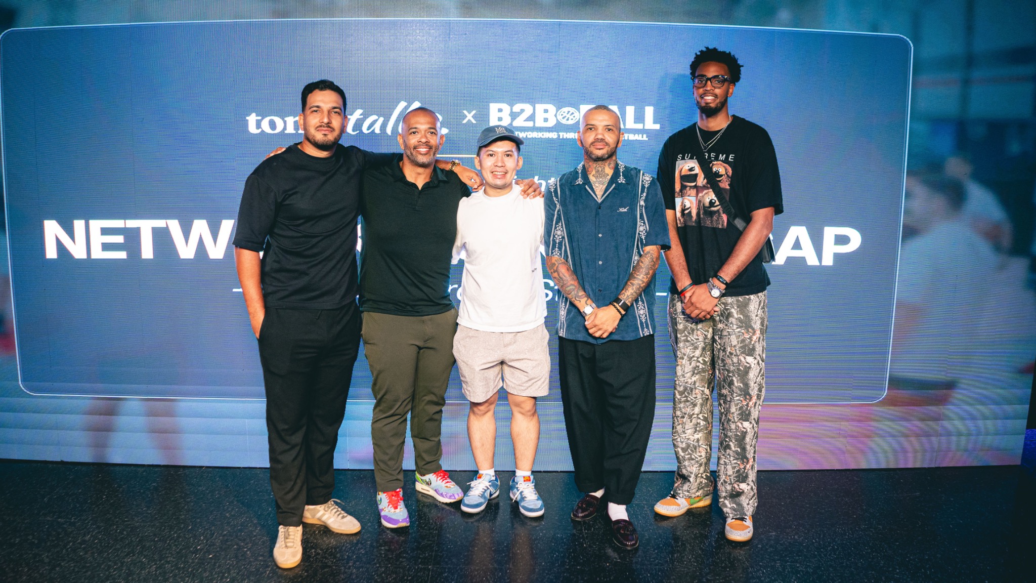 B2B BALL community members at a networking event